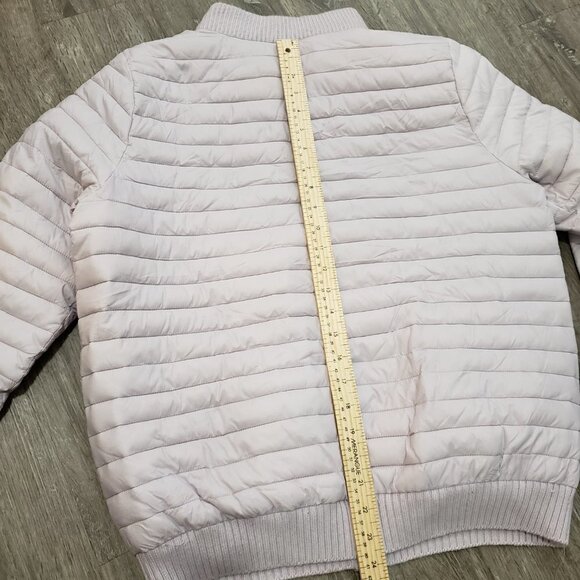 Hyba Lavender Spring Puffer Coat Bomber Jacket Sz XXL Purple - Picture 8 of 9